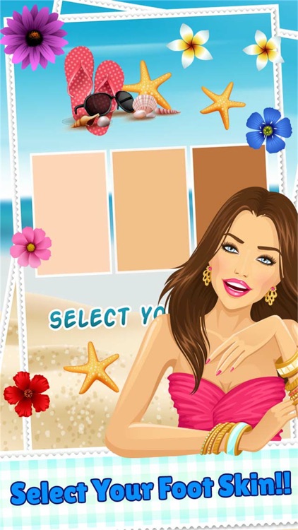 Holiday Toe Nails Spa Beautiful Princess Girls - Makeover And Games Dressup Nails Art & Polish