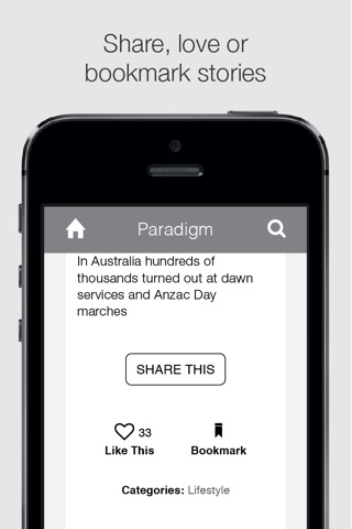 Paradigm News screenshot 2