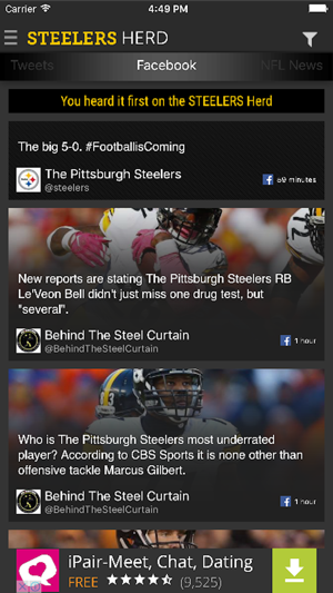 Sports Herder for Steelers(圖3)-速報App