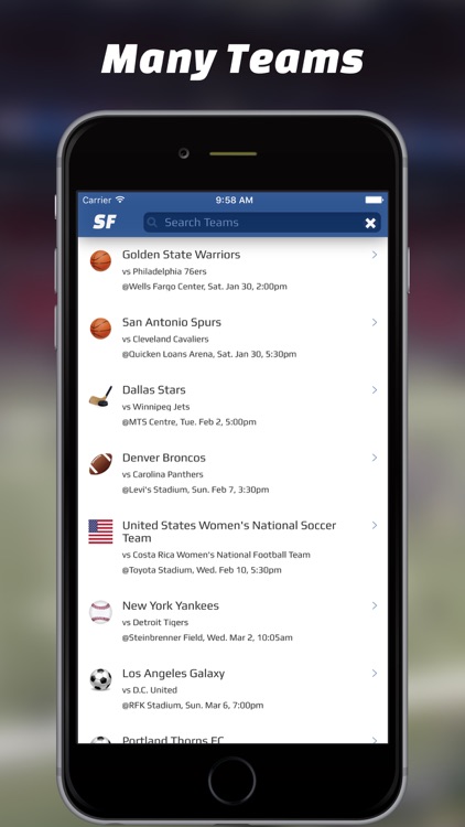 Sports Follower - Live Scores, News, Videos, and Latest Social Media screenshot-4