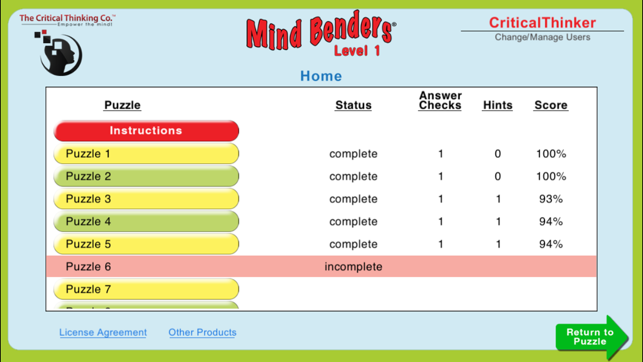 Mind Benders® Level 1(圖5)-速報App