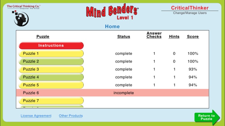 Mind Benders® Level 1 screenshot-4