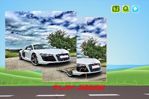 Sport Car Puzzles - Super Car Jigsaw Puzzle Game for Toddlers, Preschool Kids and little Boys screenshot 3