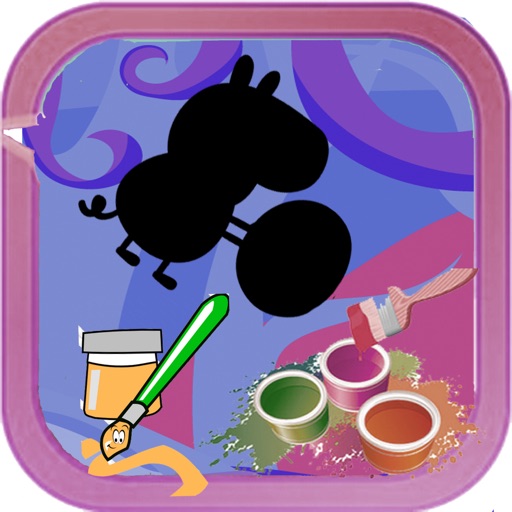 Paint For Kids Game peppa pig Edition icon