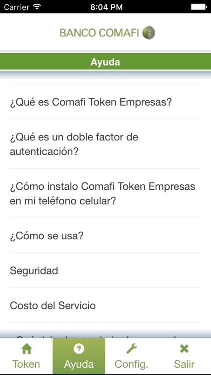 Comafi Token Empresas