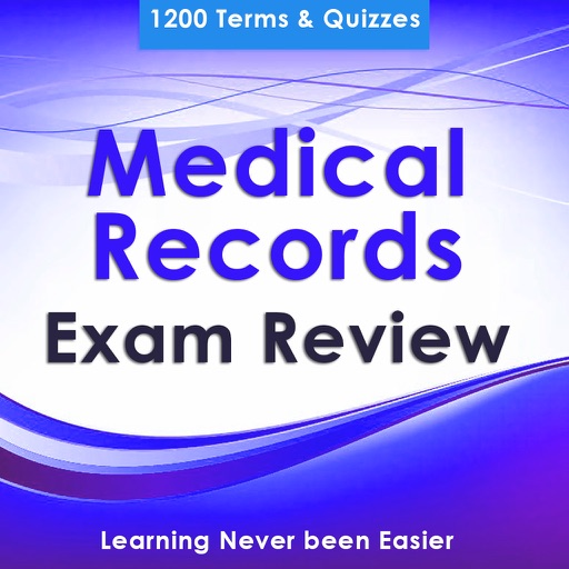 Medical Records Test Bank & Exam Review App : 1200 Study Notes, flashcards, Concepts & Practice Quiz icon