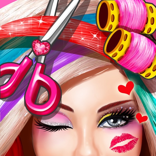 Fashion Doll Hair Salon - Girls Cut & Style Game icon