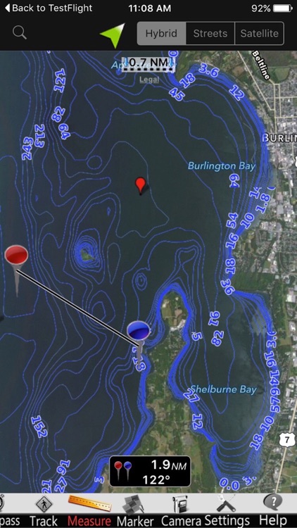 Lake Champlain GPS Nautical charts