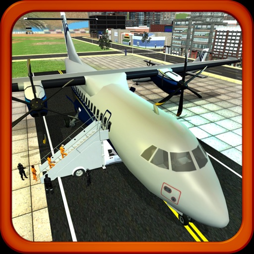 Jail Prisoner Airplane Transport: Criminal Transporter Flight Pilot Simulation iOS App