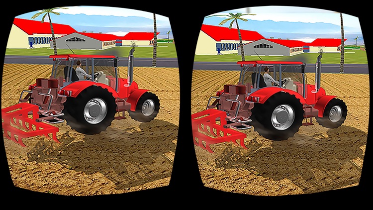 VR Simulate Modern Farming Tractor Free - village harvesting simulation 2k16