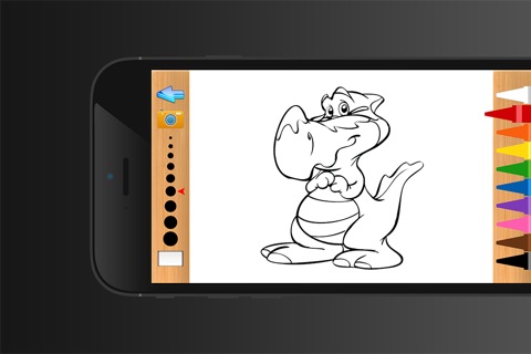 Kids Coloring Book DinoSaur - Educational Learning Games For Kids And Toddler screenshot 4
