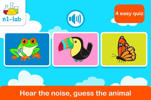 Nano Bear Rainforest Animals Educational Kids App screenshot 2