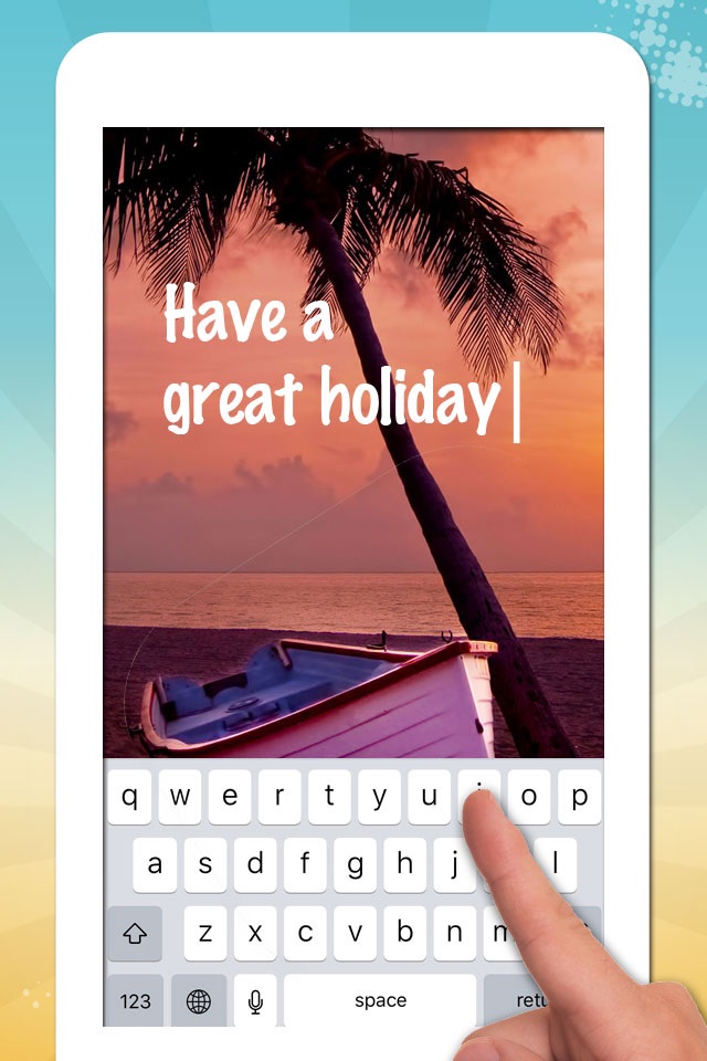 Vacation Greeting Cards - Summer Holiday Greetings, Wallpapers & Messages screenshot 2