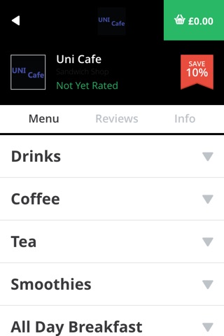 Uni Cafe NE6 screenshot 3