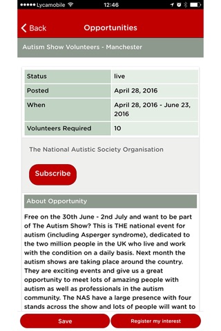 Do-it Volunteering App screenshot 3