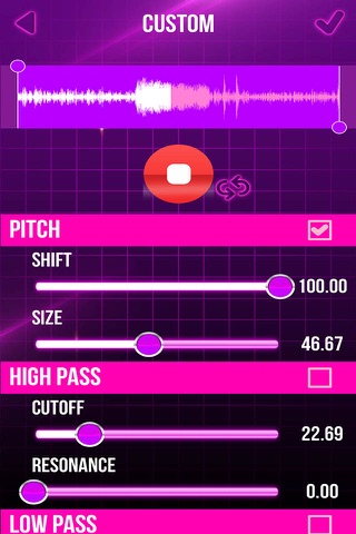 Cool Voice Changer Ringtone Maker - Best Sound Modifier and Audio Recorder with Effects screenshot 3