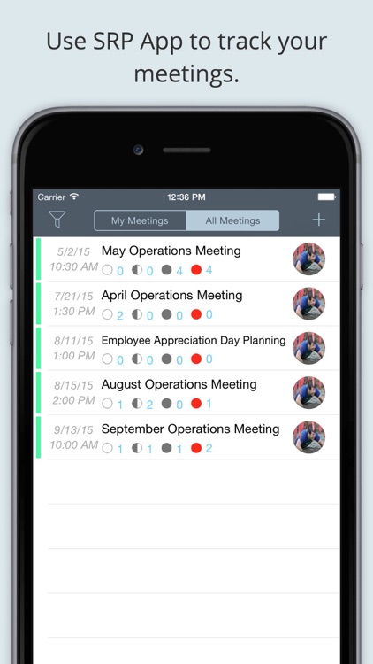 SRP App - Team Meeting Attendee Collaborative Todo List Manager & Task Organizer