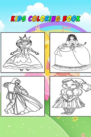 Kids Coloring Book Princess screenshot 2