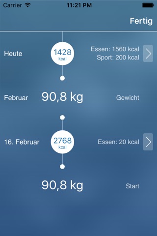 Pocket Calories 2016 (Calories counter) screenshot 2