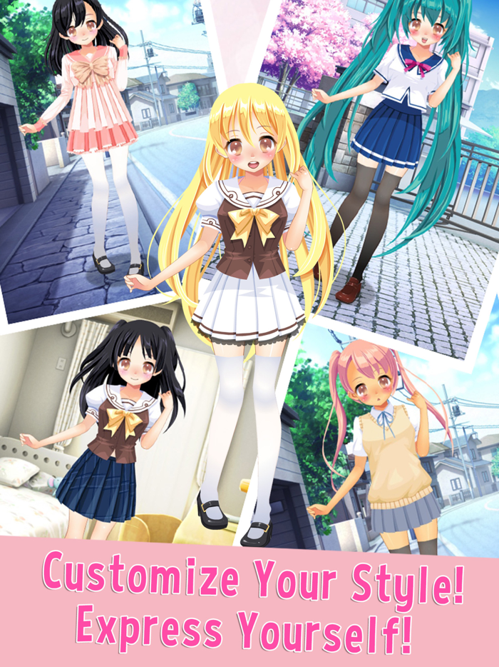 Cartoon Girl - Dress Up and Makeover Game for Kids