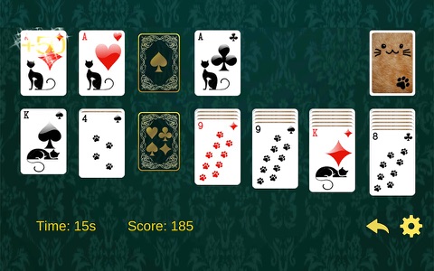 Solitaire Euchre card game - The retro classic style with 52 cards screenshot 4