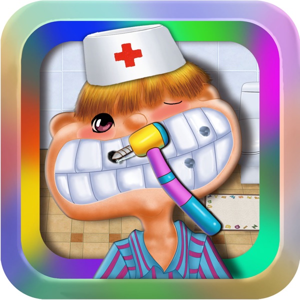 DENTIST:CANDY BEAUTY SPA SALON @ NURSE OFFICE FOR FUN KIDS TEETH GAMES.