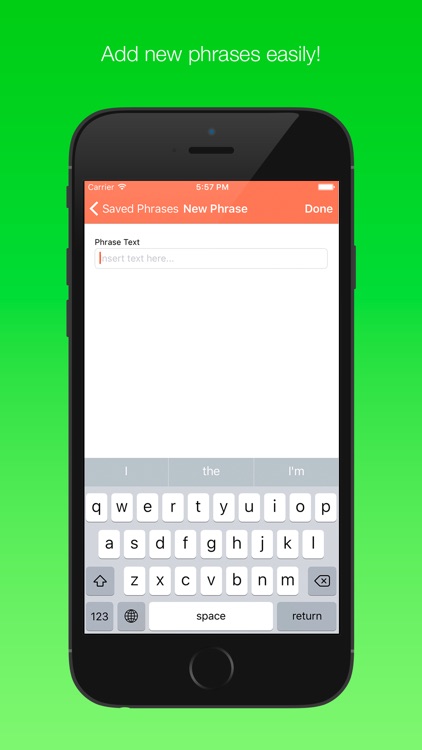 Custom Keyboard – Free Customizable Personal Keyboard with Pre-Saved Phrases screenshot-3