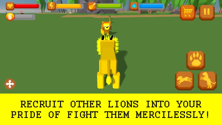 Cube Lion Survival Simulator Full