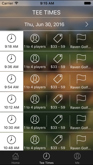 Raven Golf Club Tee Times(圖2)-速報App