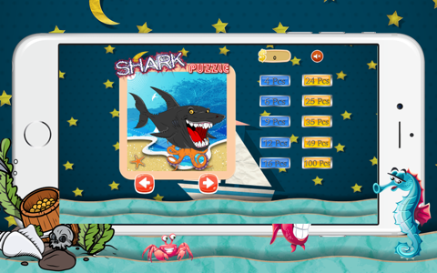 Shark Animals Underwater Jigsaw Puzzles for Kindergarten Learning Games screenshot 2