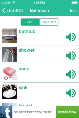 Learn English By Picture and Sound - Topic : Home appliances screenshot 3