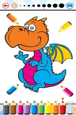 Game screenshot Dragon Dinosaur Coloring Book - Drawing and Painting Dino Game HD, All In 1 Animal Series Free For Kid hack