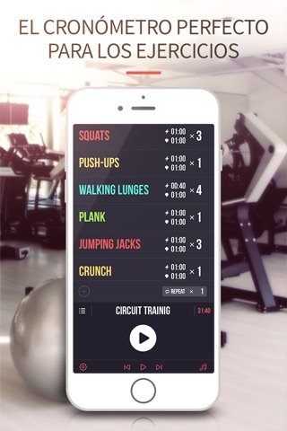 Interval Timer-Tabata,HIIT,Crossfit screenshot 2