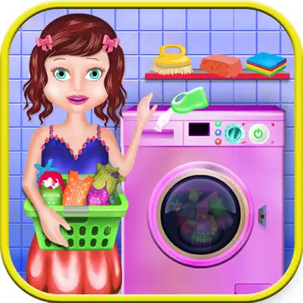 Kids Laundry Clothes Washing & Cleaning - Free Fun Home Games for Girls & kids Cheats