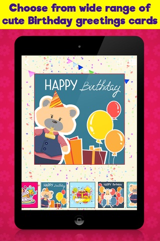 Happy Birthday Cards & Greetings For Kids screenshot 3