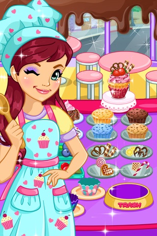 My Cupcake Shop - restaurant story games screenshot 4