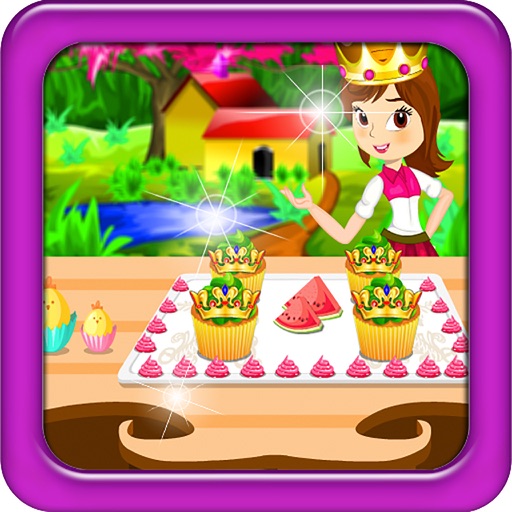 Princess Crown Cupcake Cooking iOS App