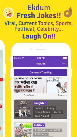 FunOn - Desi Funny Jokes & Images!(圖2)-速報App