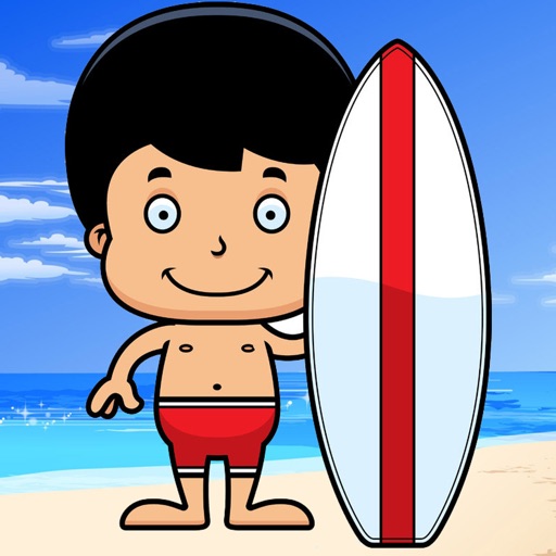 Surfer Boy Icon