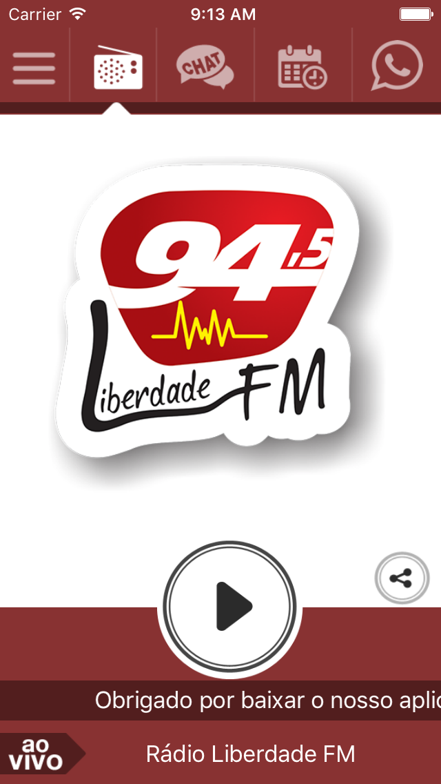 How to cancel & delete Rádio Liberdade FM 94,5 from iphone & ipad 1