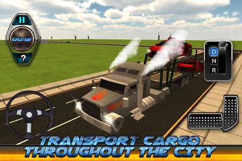Transport Truck Driver 3D: City Cargo Services screenshot 2