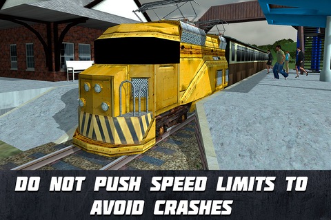 Speed Train Driving Simulator 3D Free screenshot 3