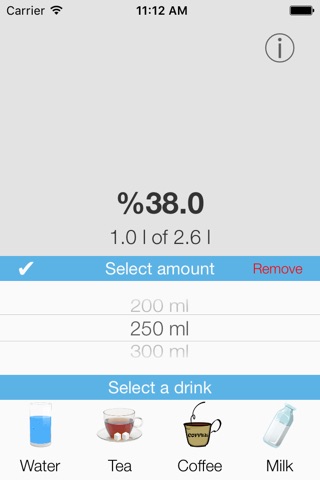 iwater | Hydration daily tracker and drink water reminder for your body balance screenshot 2