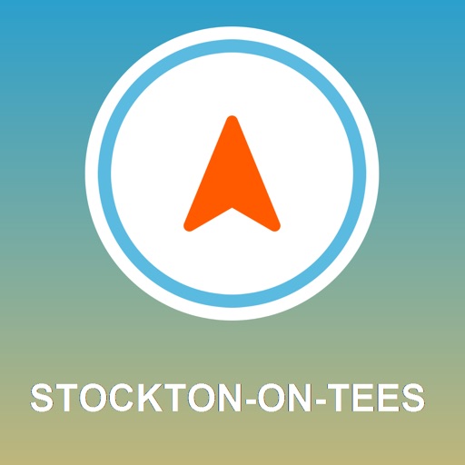 Stockton-on-Tees, UK GPS - Offline Car Navigation icon