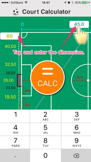 Football Court Calculator(圖4)-速報App