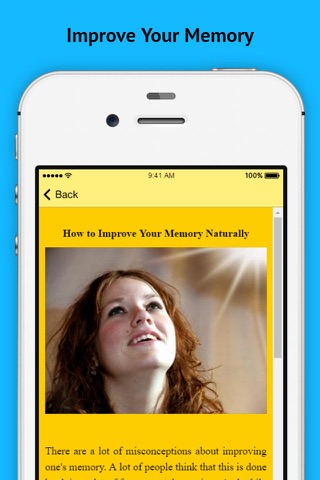 Improve Your Memory - Changing Your Behavior screenshot 2