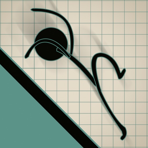 Doodle Stickman Jump n Fall: Don't Crash Off The Line icon