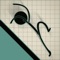 Doodle Stickman Jump n Fall: Don't Crash Off The Line