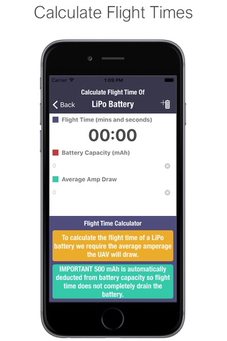 UAV (UAS) Battery Flight Timer / Log screenshot 4