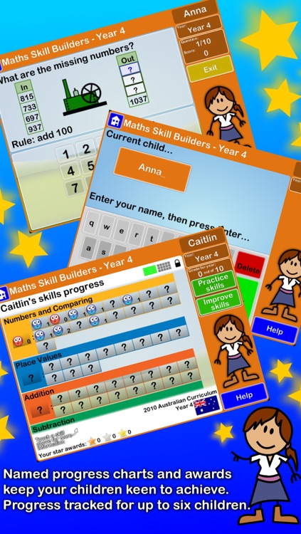 Maths Skill Builders - Year 4 - Australia